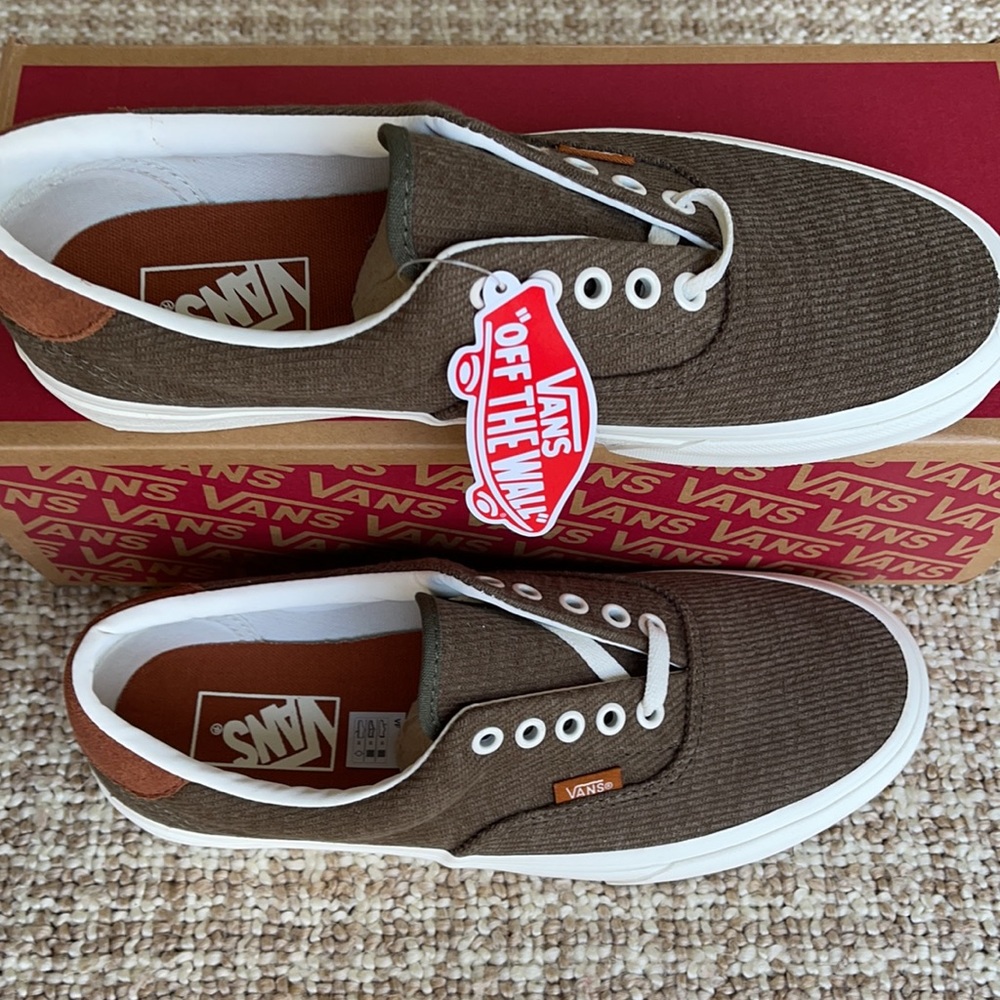 Vans Era 59 Flannel Dusty Olive Men’s - Picture 4 of 16